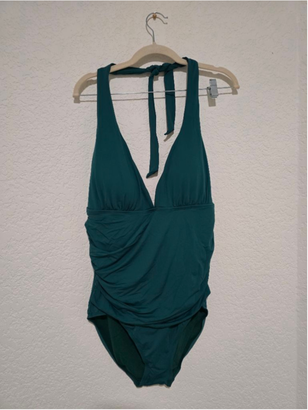 NWT Anne Cole One Piece Emerald Color Swimsuit Size 14